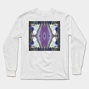 Lilly Pond and Vines in Purple by South Australian artist Avril Thomas Long Sleeve T-Shirt